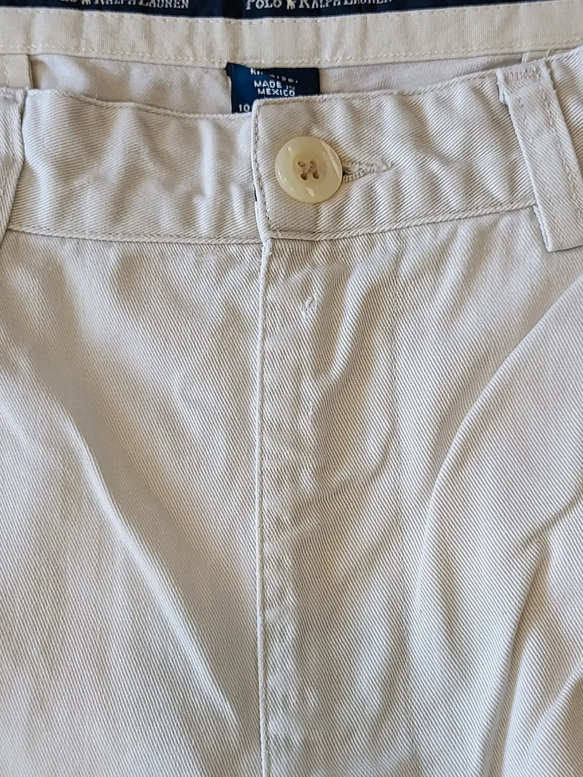 Short Vintage Polo Ralph Lauren Chino blanco roto Talla 33 – photo 4